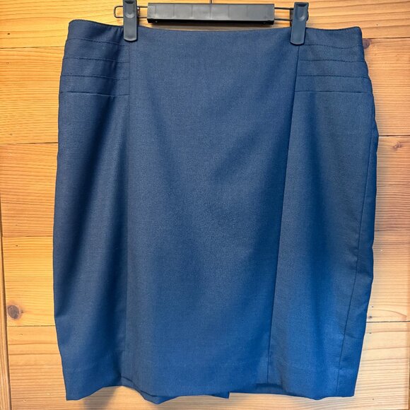 The Limited Collection Pencil Skirt Navy Blue - Picture 2 of 7